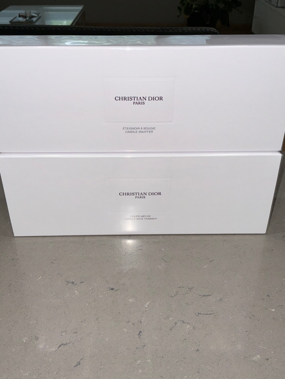 Christian Dior Candle Accessories Set of 2: Snuffer & Wick Trimmer- Unopened/New